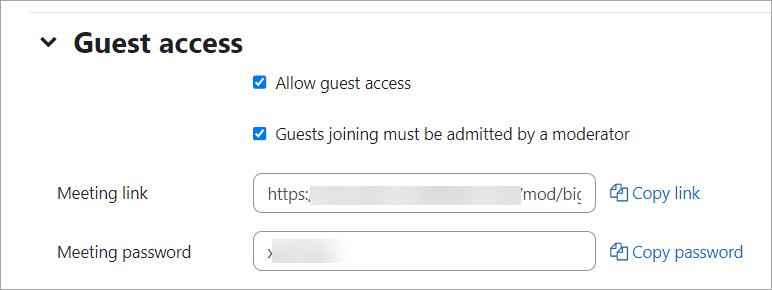 BBB Guest access