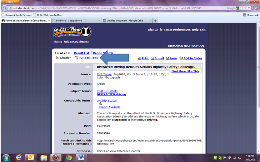 Click on "PDF Full text" 