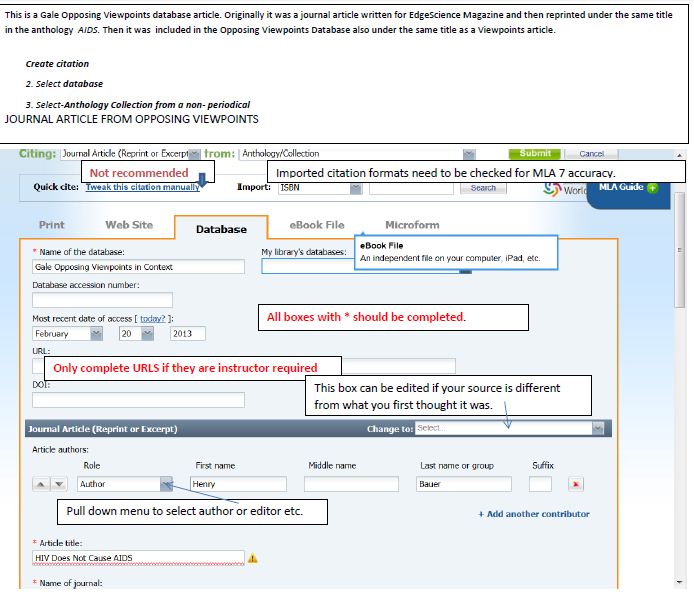Opposing Viewpoints Article