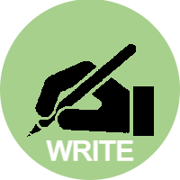 (Wr) Writing icon