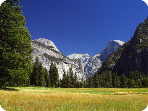 Image of the Sierra Nevada of California are composed mainly of granite