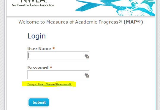 MAP Login Portal