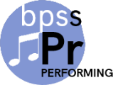 BPSS- performing music logo