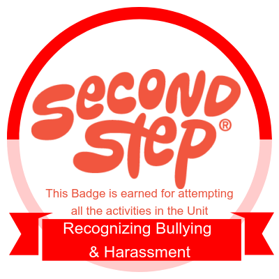 Unit 2: Recognizing Bullying & Harassment Badge